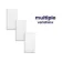 Barbados White Marble Effect Polished Porcelain Wall and Floor Tiles