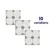 Leeds Black Patterned Matt Porcelain Floor Tile