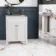 Barnaby White Marble Effect Gloss Rectified Vitrified Ceramic Floor Tile