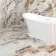 Napoli Bronze White Marble Effect Polished Porcelain Tile