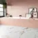 Tapiz Floral Decor Pink Matt Ceramic Wall Tile