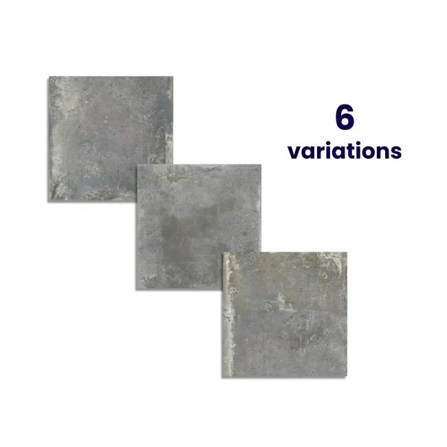 Mischen Dark Grey Concrete Effect Matt Porcelain Outdoor Slab Tile