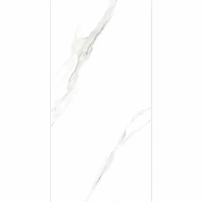 Alaskan Calacatta White Marble Effect Gloss Ceramic Wall Tile