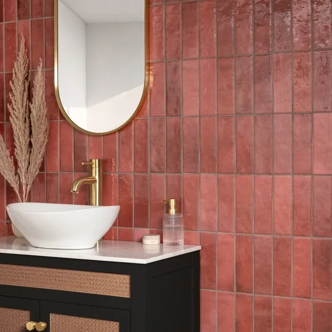 Artesano Burgundy Wall Tiles