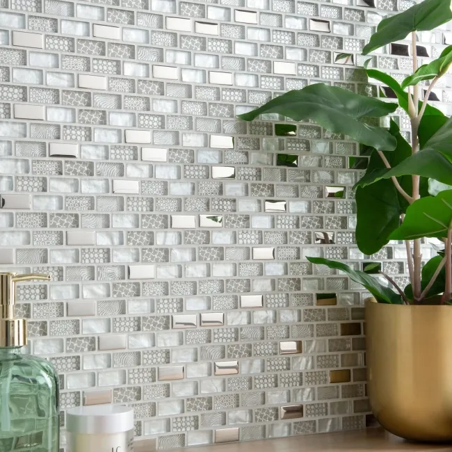 Georgia Oyster Pearl Glass Mosaic
