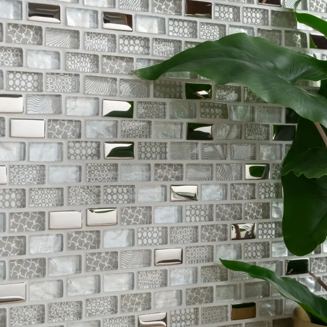 Georgia Oyster Pearl Glass Mosaic