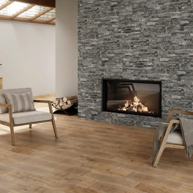 Kabil Grey Drywall Effect Ceramic Wall Cladding Tile