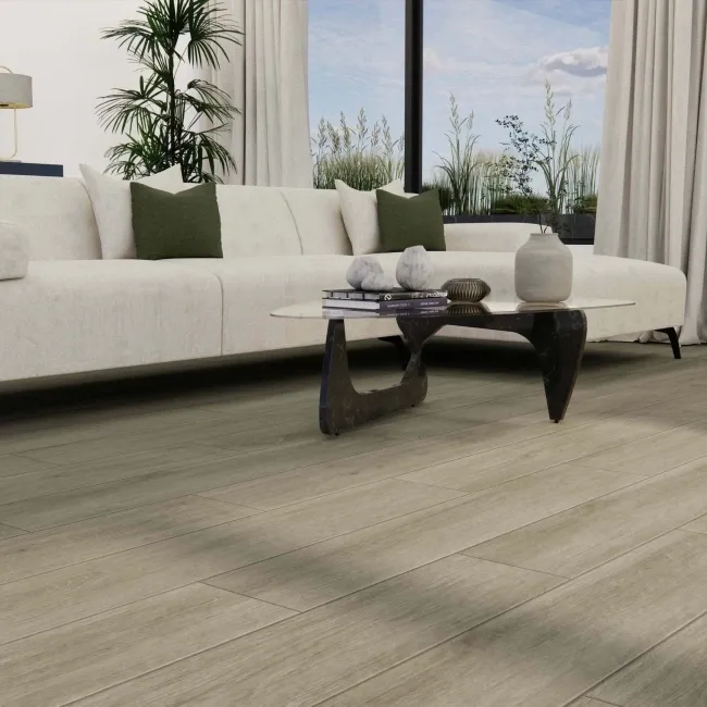 Trunk Grey Oak Wood Effect Anti Slip Porcelain Floor Tile