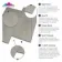 Galicia Sea Salt Tile Luxury Click Vinyl Flooring 5mm