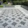 Bellevue Star Decor Ivory Matt Stone Effect Porcelain Outdoor Slab Tile