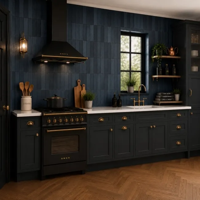 Boston Fenway Blue Stone Effect Matt Porcelain Tile