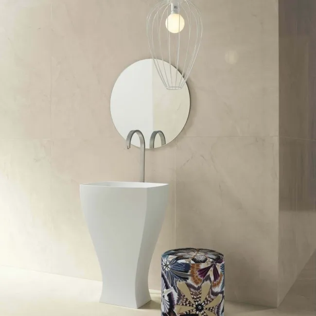 Muse White Italian Polished Porcelain Wall and Floor Tiles