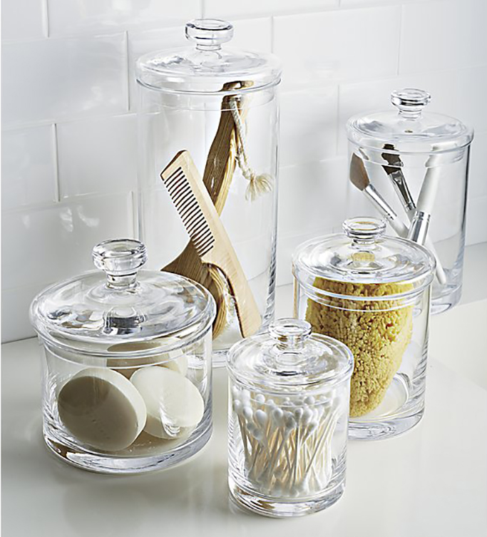 glass canisters