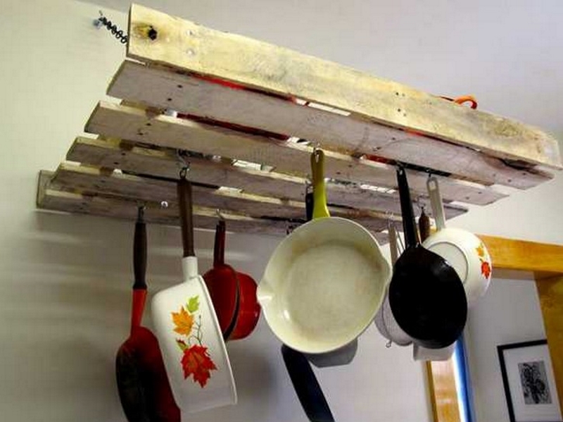 Rustic Kitchen Rack