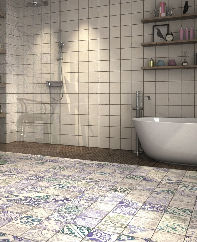 Sintra and Lisbon Bathroom Tiles from Tile Mountain