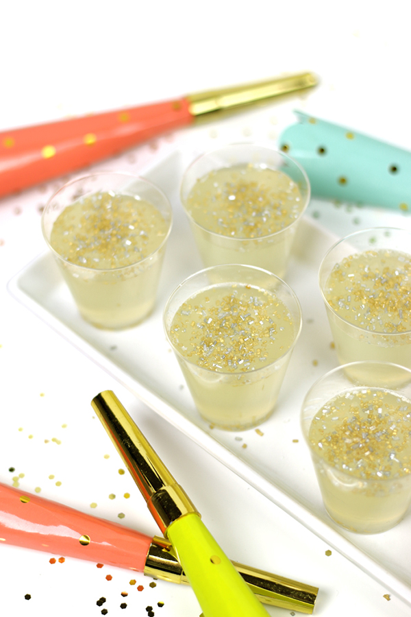 Sparkling Champagne Jello Shots