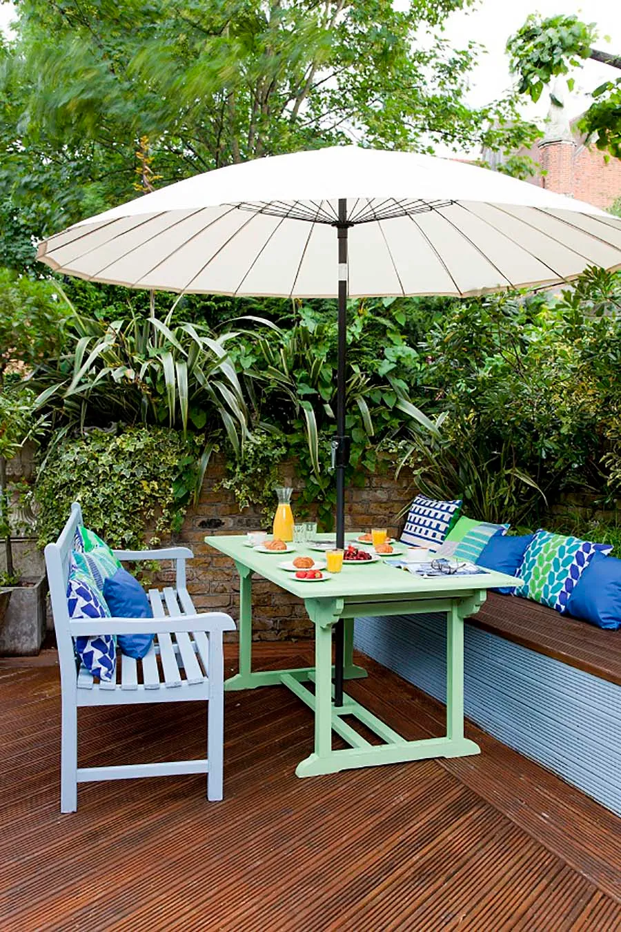 Cuprinol Garden Paint Colours with Homebase Furniture via Heart Home Magazine