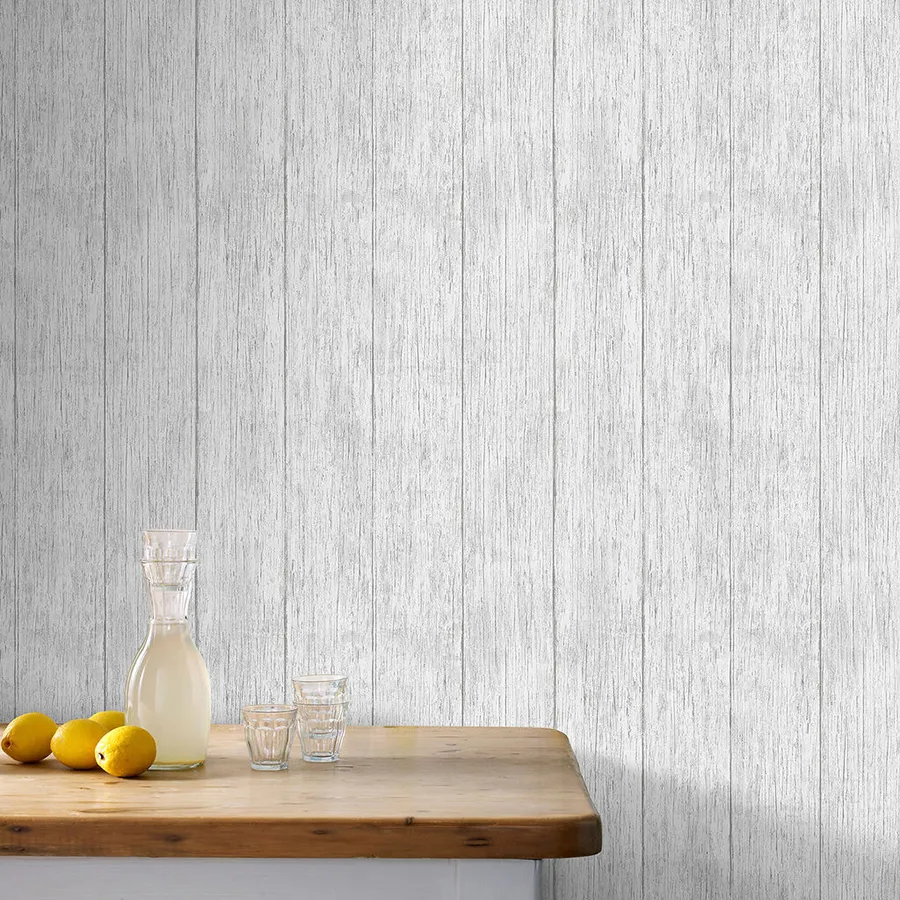 Wood Plank Wallpaper from Graham and Brown