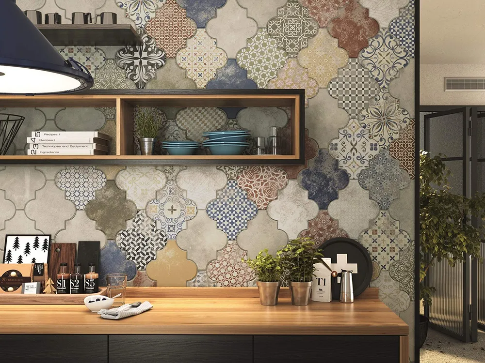 Riga Patchwork Wall and Floor Tile from Tile Mountain