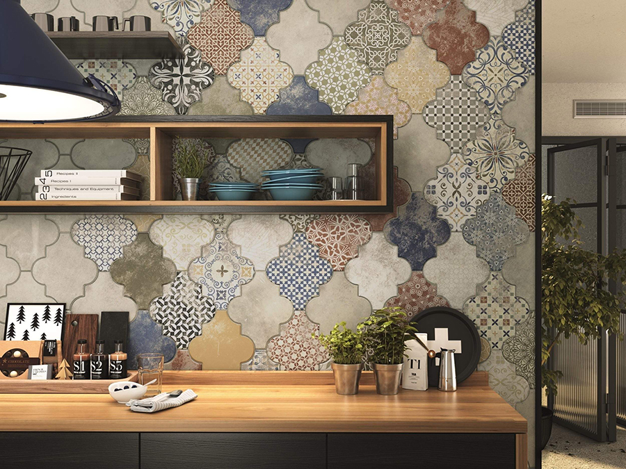 Riga Patchwork Wall and Floor Tiles | Tile Mountain