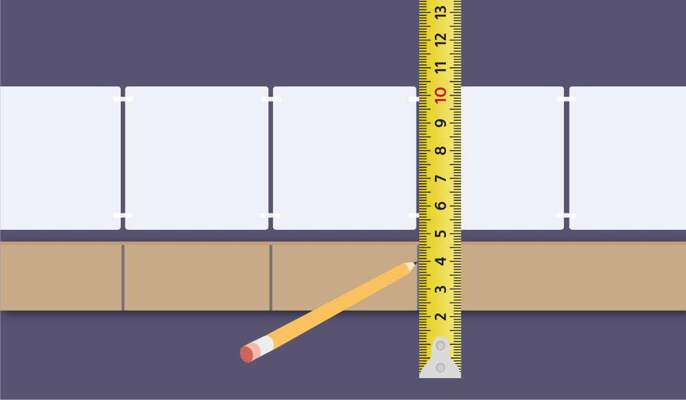 Gauge Rod and Measuring for Wall Tiles
