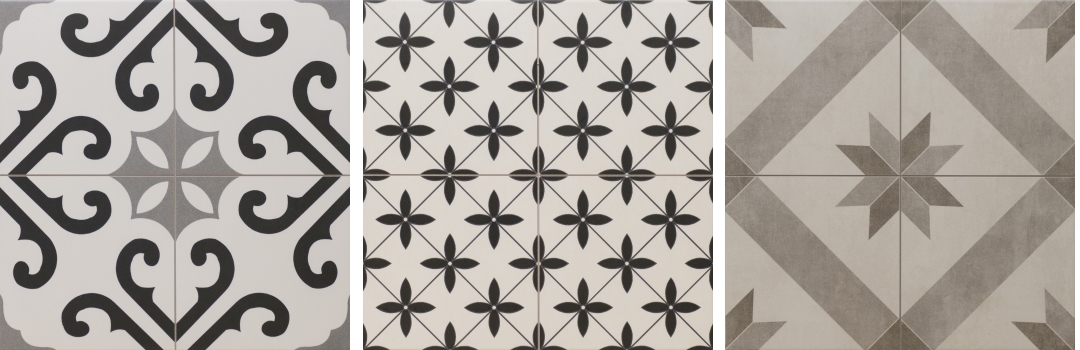 Derby Patterned Porcelain Floor | Durham Patterned Porcelain Floor | Southampton Patterned Porcelain Floor | Tile Mountain