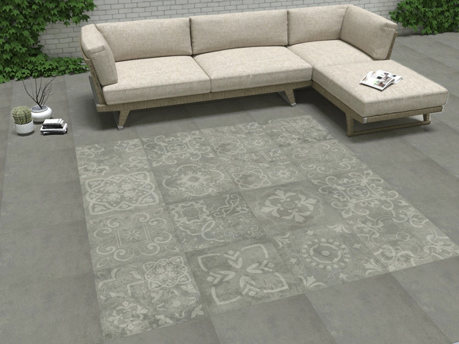 Concretia Grey Outdoor Tiles from Tile Mountain
