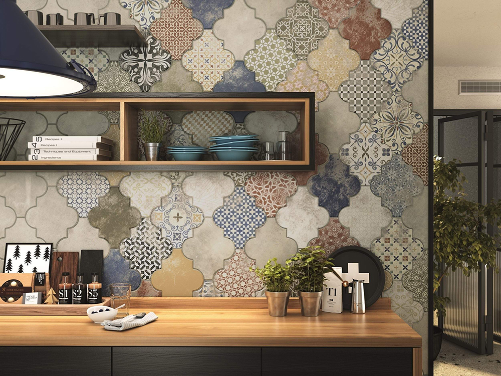 Riga Patchwork Wall and Floor Tiles by Tile Mountain