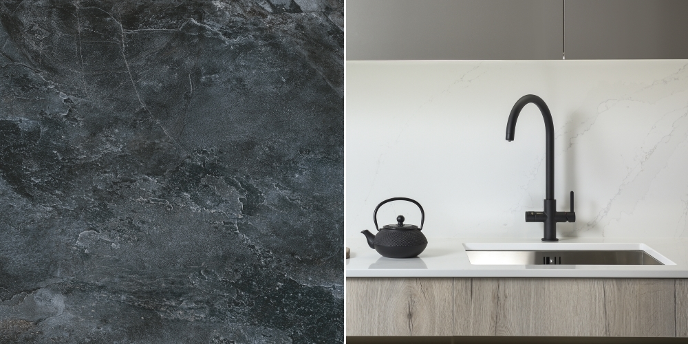 Nature Black Slate from Tile Mountain | Puria Aquifier by Abode 
