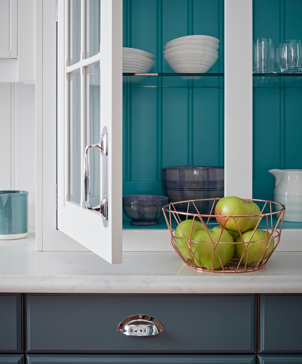 Cupboard Interior in Persian Green | John Lewis of Hungerford