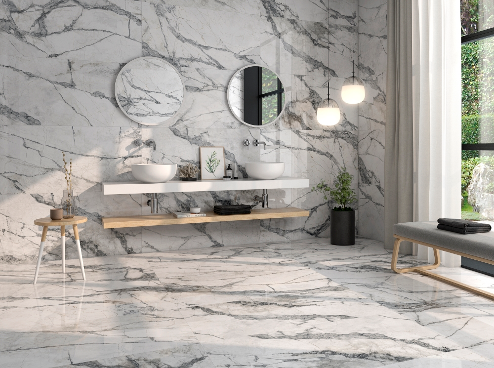 Invisible Marble Gloss Floor | Tile Mountain