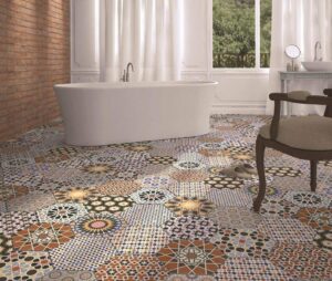 Andalucia Hexagon Patterned | Tile Mountain
