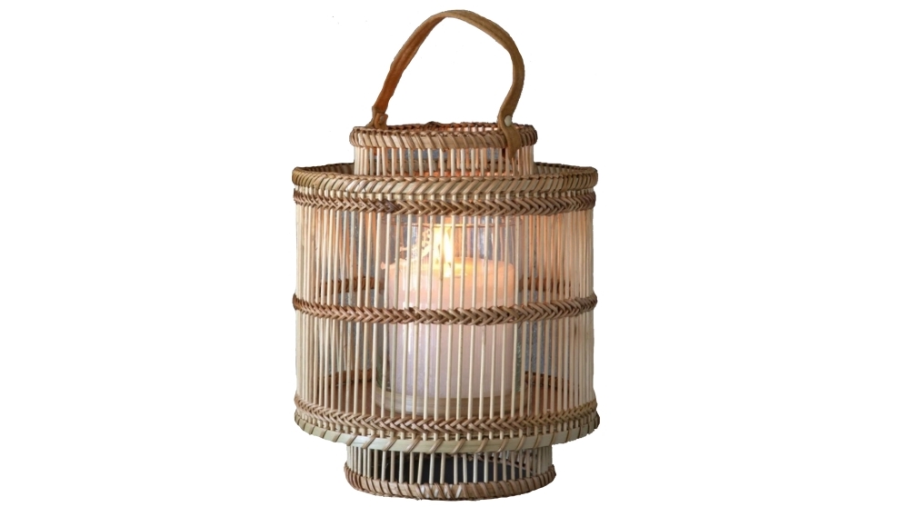 Natural Bamboo Lantern | Five and Dime