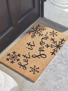 Let It Snow Doormat | Cox & Cox