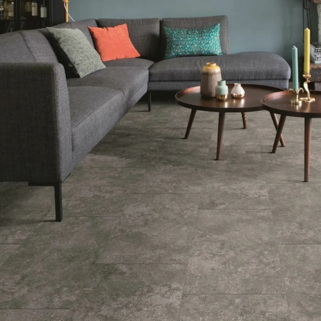 pasadena grey stone effect luxury vinyl flooring lvt