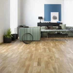 3 Strip Oak Engineered Flooring 14mm x 207mm Lacquered | Tile Mountain