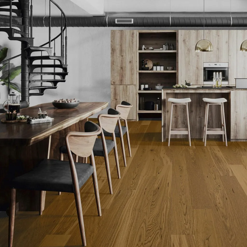 Mediano Mousse Oak Engineered Flooring 14mm x 155mm Lacquered | Tile Mountain