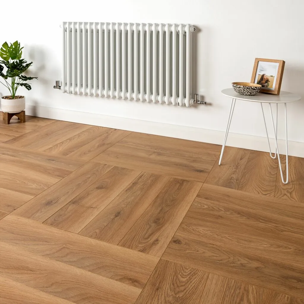 barcelona light grey oak wood effect laminate flooring