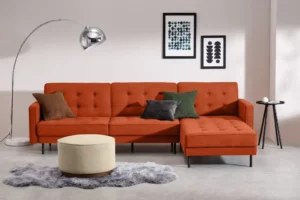 Rosslyn Chaise End Sofa Bed | Mad About Mid Centaury Modern