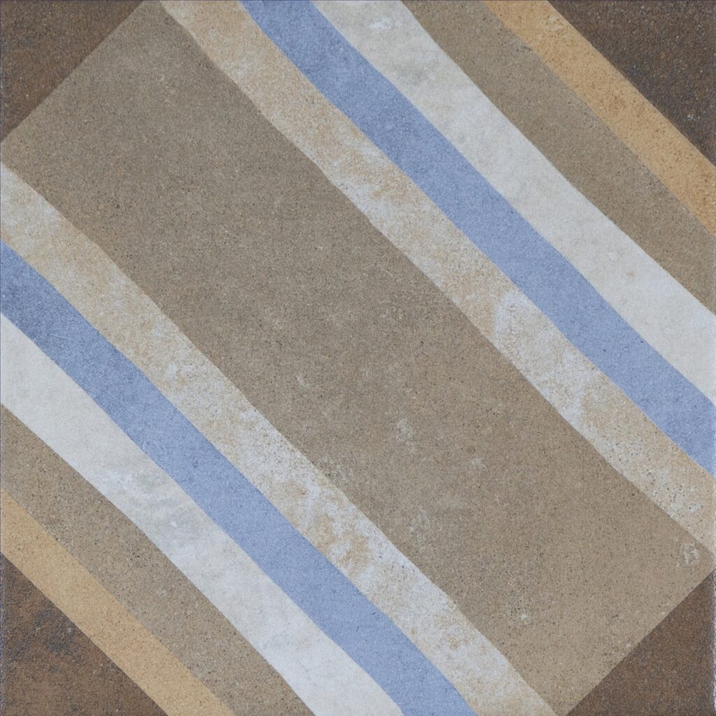 Swing Decor Beige Multicolour Stripe | Tile Mountain