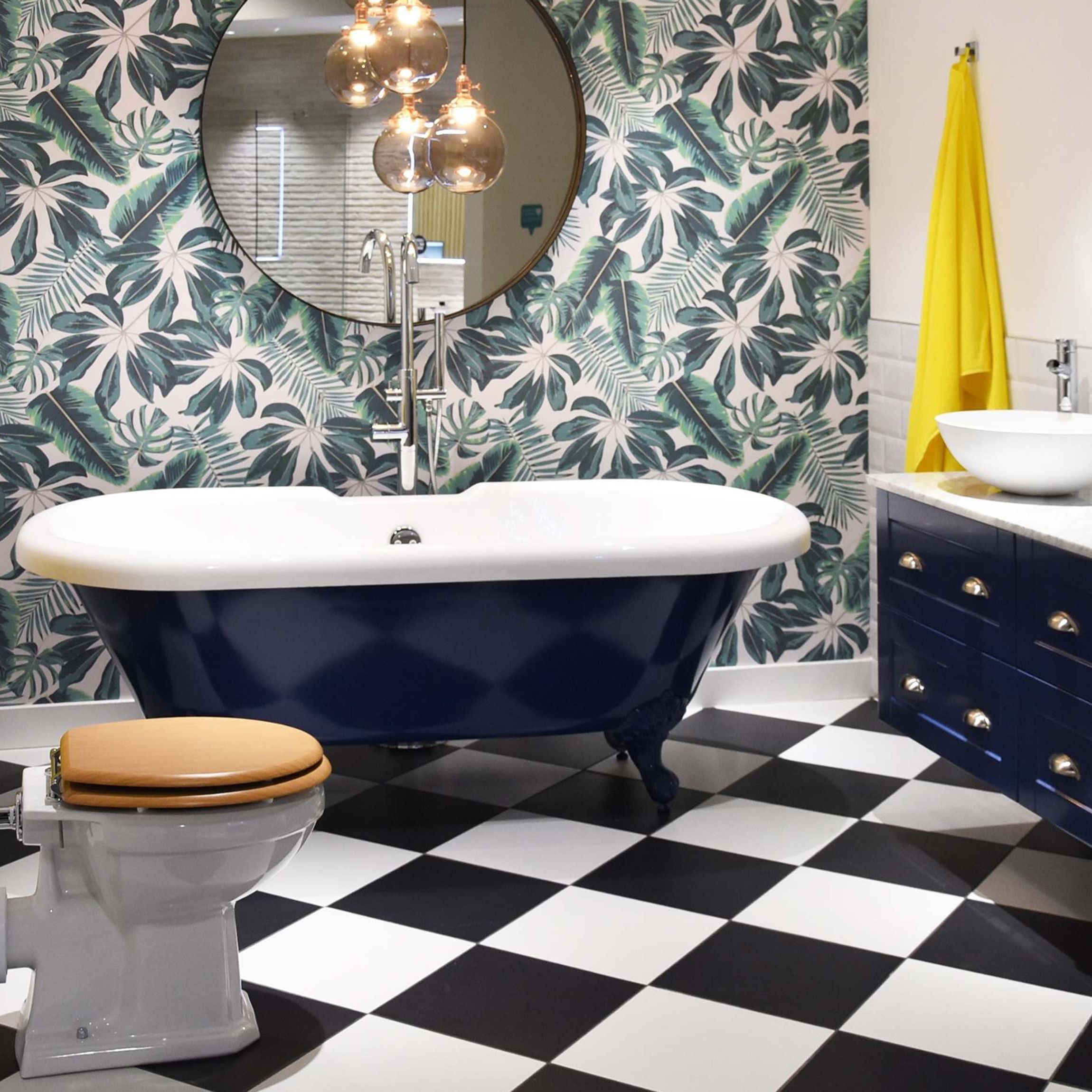 Chess White Floor Tile Tiles, Black And White Bathroom Floor Tile Designs
