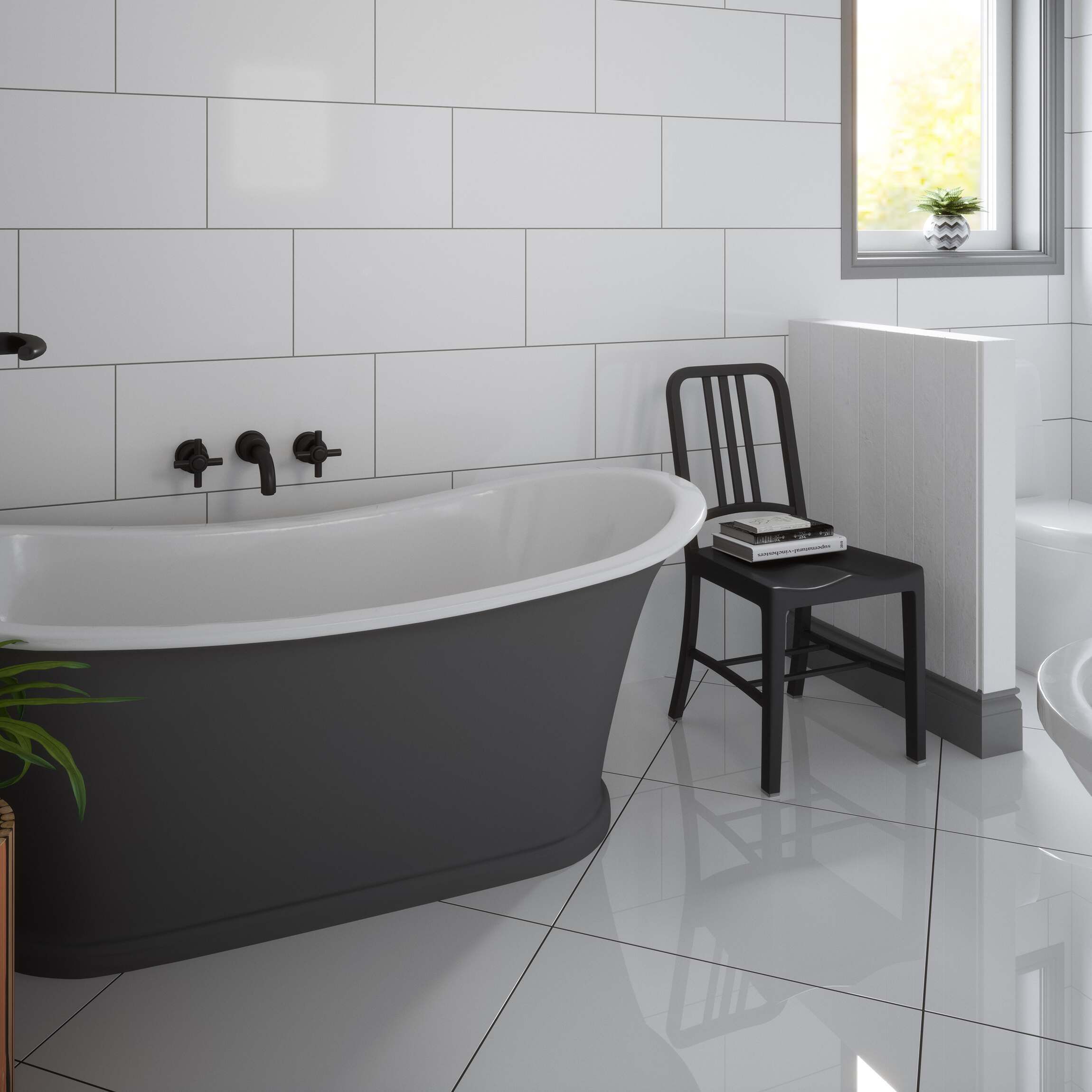 Extreme White Polished Porcelain Floor, Porcelain Or Ceramic Tiles For Bathroom