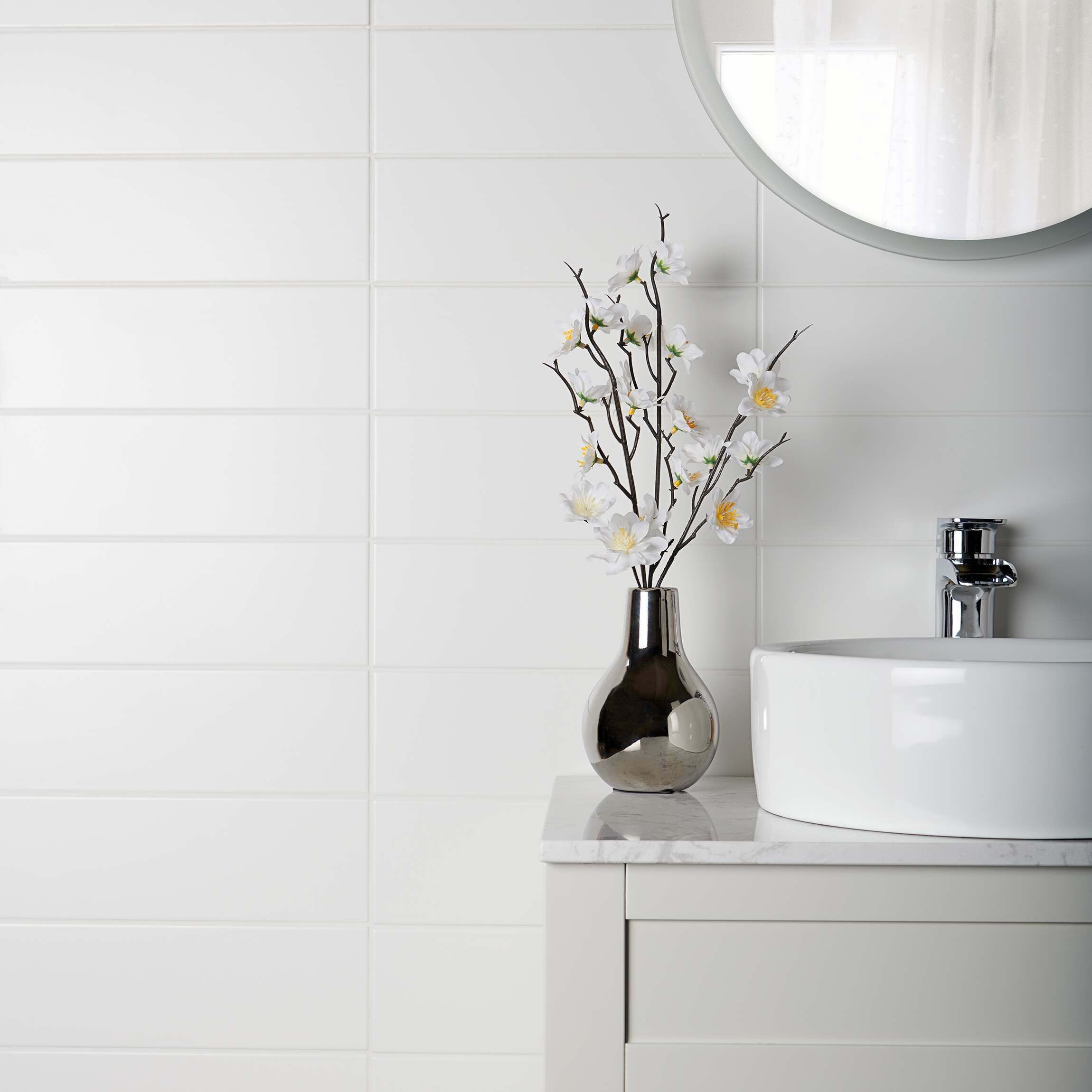 Elegance in Simplicity White Wall Tiles for Timeless Charm