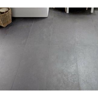 Concrete Dark Grey Matt Floor Tiles