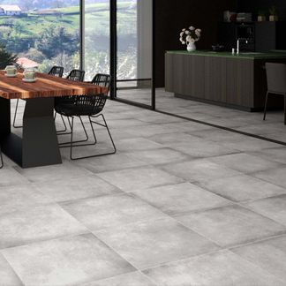 Basilea Grey Rectified Floor Tiles