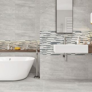 Cliff Grey Porcelain Wall And Floor Tiles