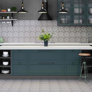 Devonstyle Grey Pattern Wall and Floor Tile