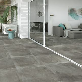 Maddox Dark Grey Indoor/Out Porcelain Floor Tile
