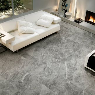 Orobico Grey Italian Matt Porcelain Floor Tiles