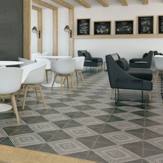 Rombos Rustic Patterned Floor Tiles